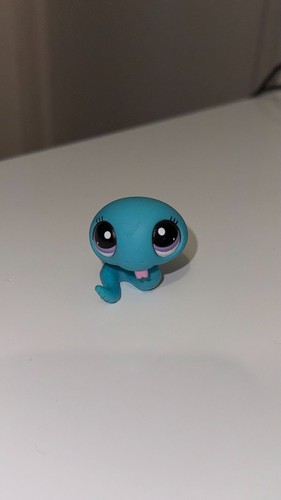 Littlest pet shop blue snake - pet,