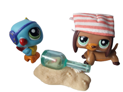Littlest pet shop lps parrot - pet,
