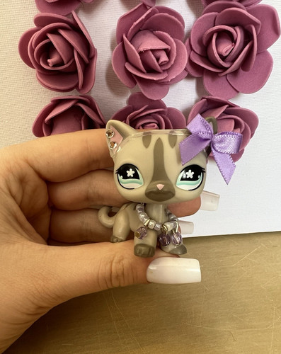 Littlest pet shop katze - littlest, beige
